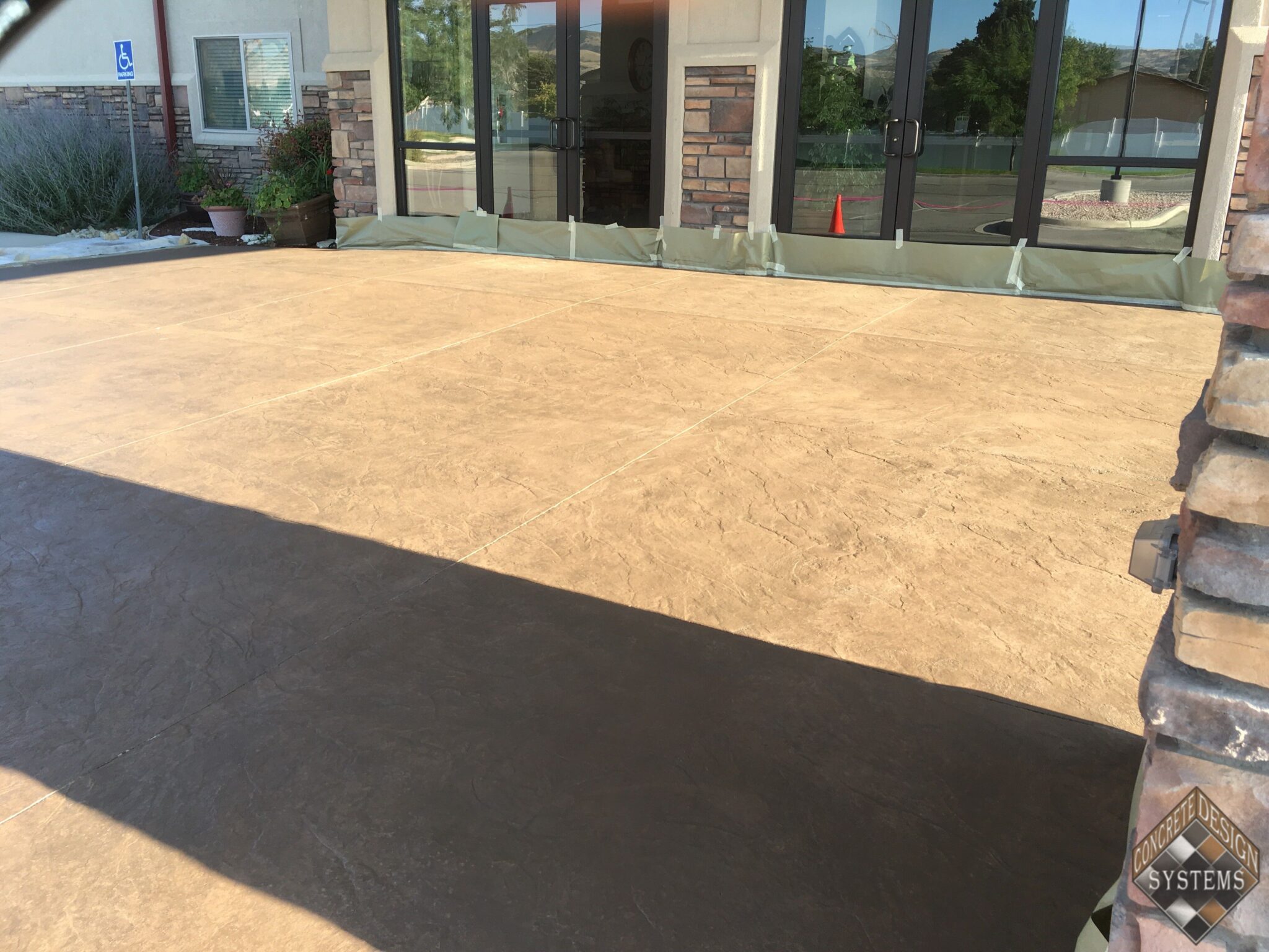 Renewed-Color-Stained-Stamped-Concrete-Entrance