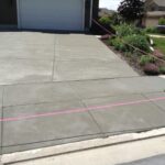 Resurfaced Gray Finished Driveway