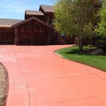 Solid-Color-Stained-Park-City-Driveway