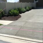 Standard Gray Resurfaced Concrete Driveway