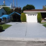 Driveway Slate Color Stained