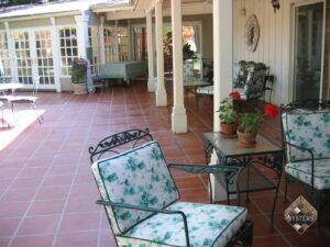 Patio Tiled Terracotta