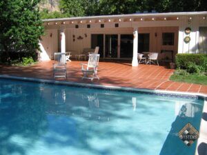 Pool Deck Mexican Tile Overlay