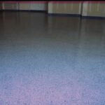 Dolphin Garage Epoxy Coating With Color Chips