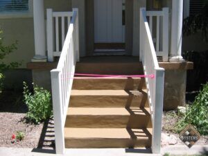 Front Steps New Look Stain