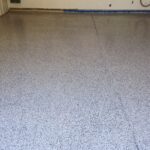 Haze Gray Epoxy With Black, Gray, White And Brown Chips