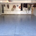 Pearl Gray Epoxy With Brown, Black, White Chips