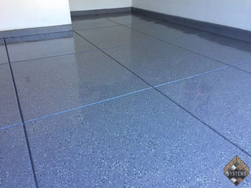 Dolphin Gray Epoxy With Black White Chips Service