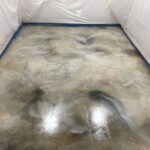 Multi-Colored Acid Stained Concrete