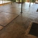 Cherokee Acid Stained Patio Overlay With Stonehenge Highlights