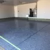 Blue Gray Epoxy With Color Flakes Service