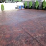 Acid Stained Concrete Overlay