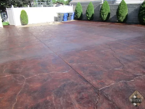 Acid Stained Concrete Overlay Service