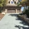 Resurfaced and Color Stained Driveway Service