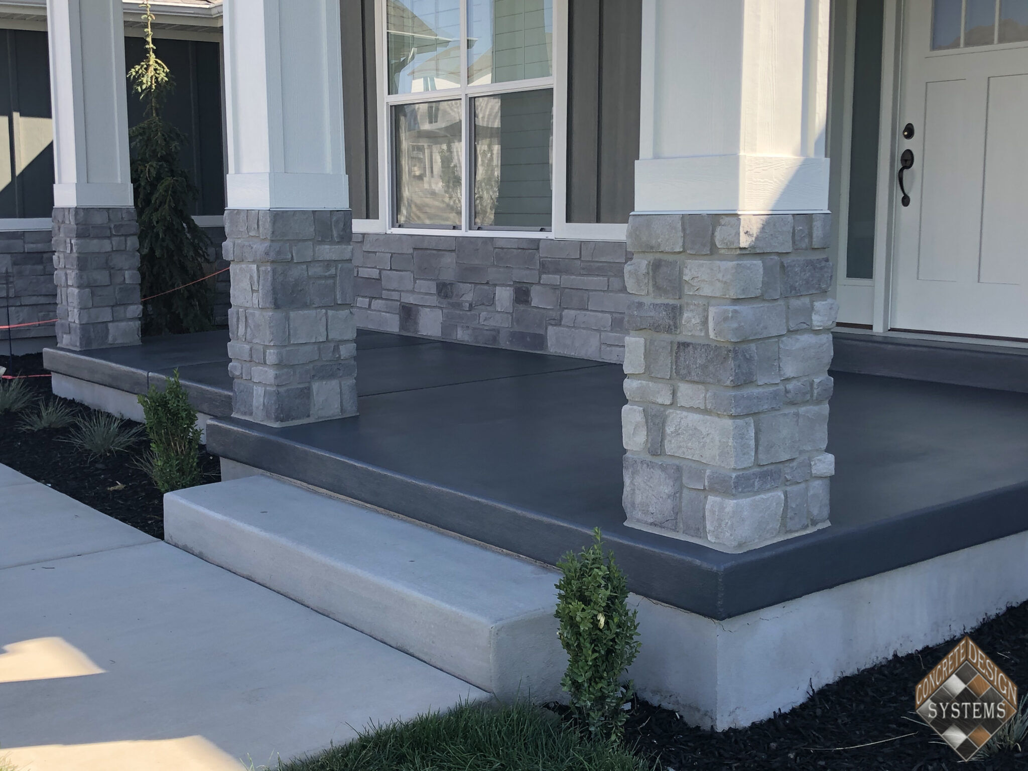 Dark Gray Solid Color Stain