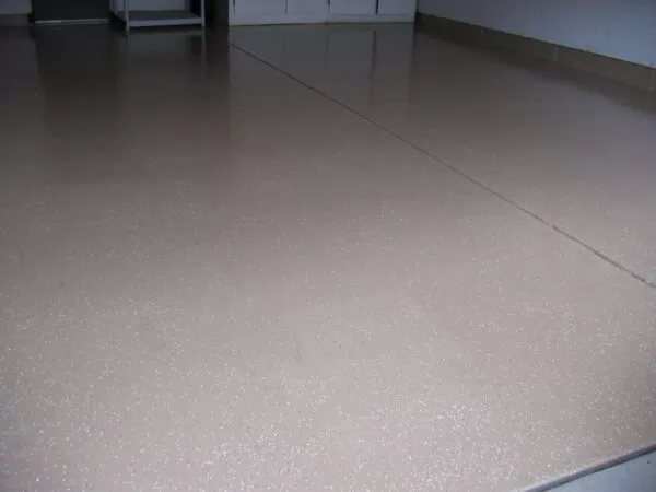 Autumn Leaf Garage Floor Epoxy scaled service