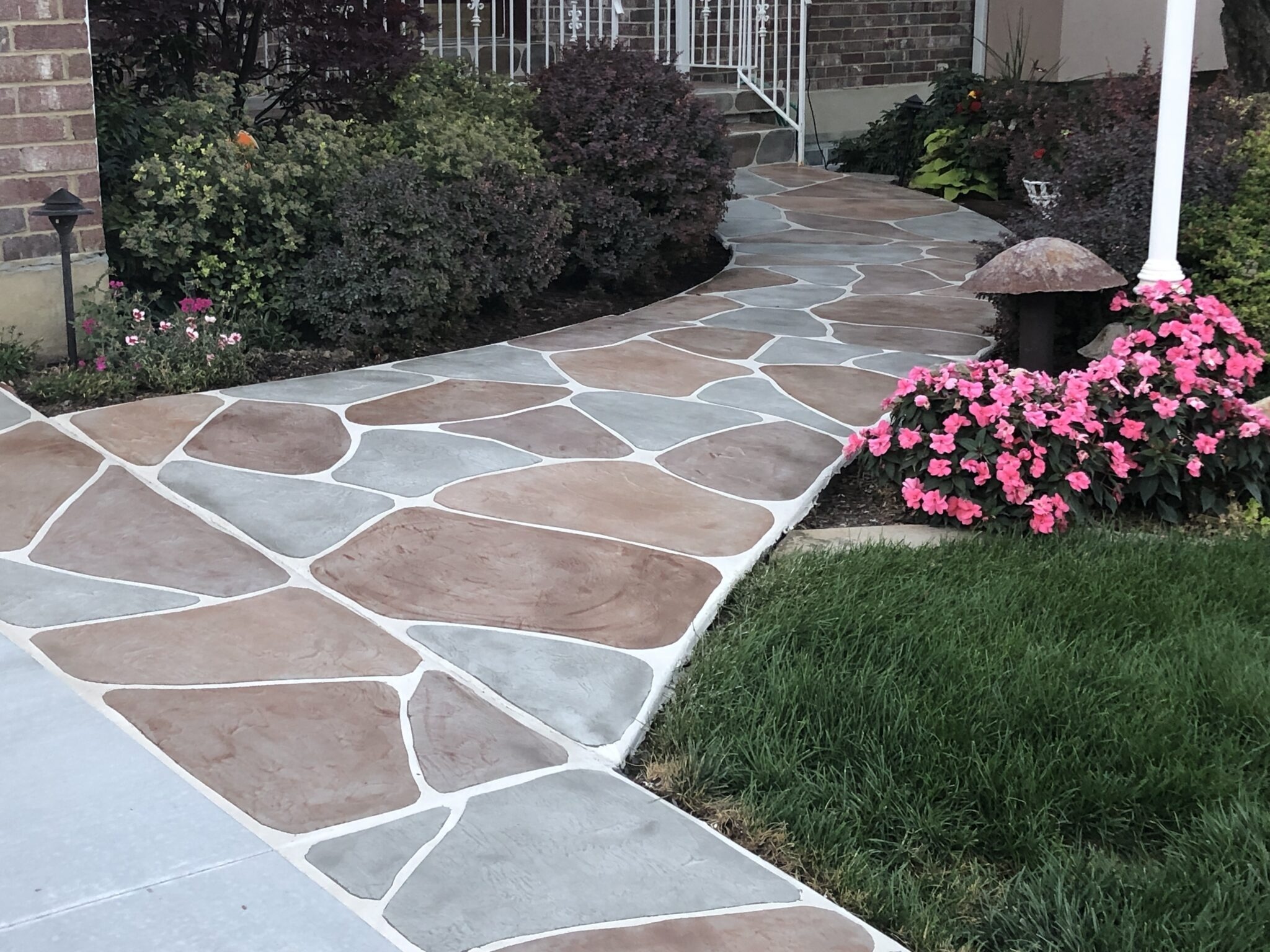 Decorative Stone Overlay After