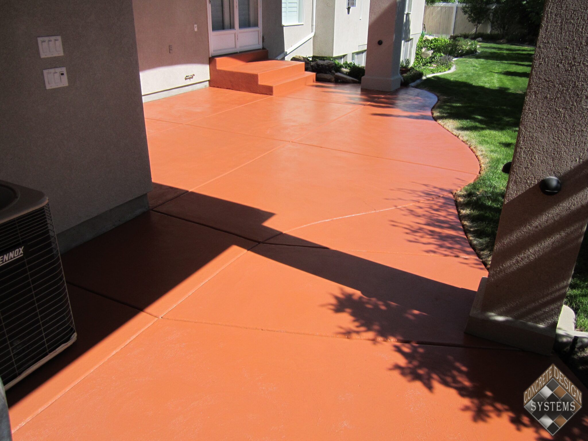 Spanish Clay Stained Patio