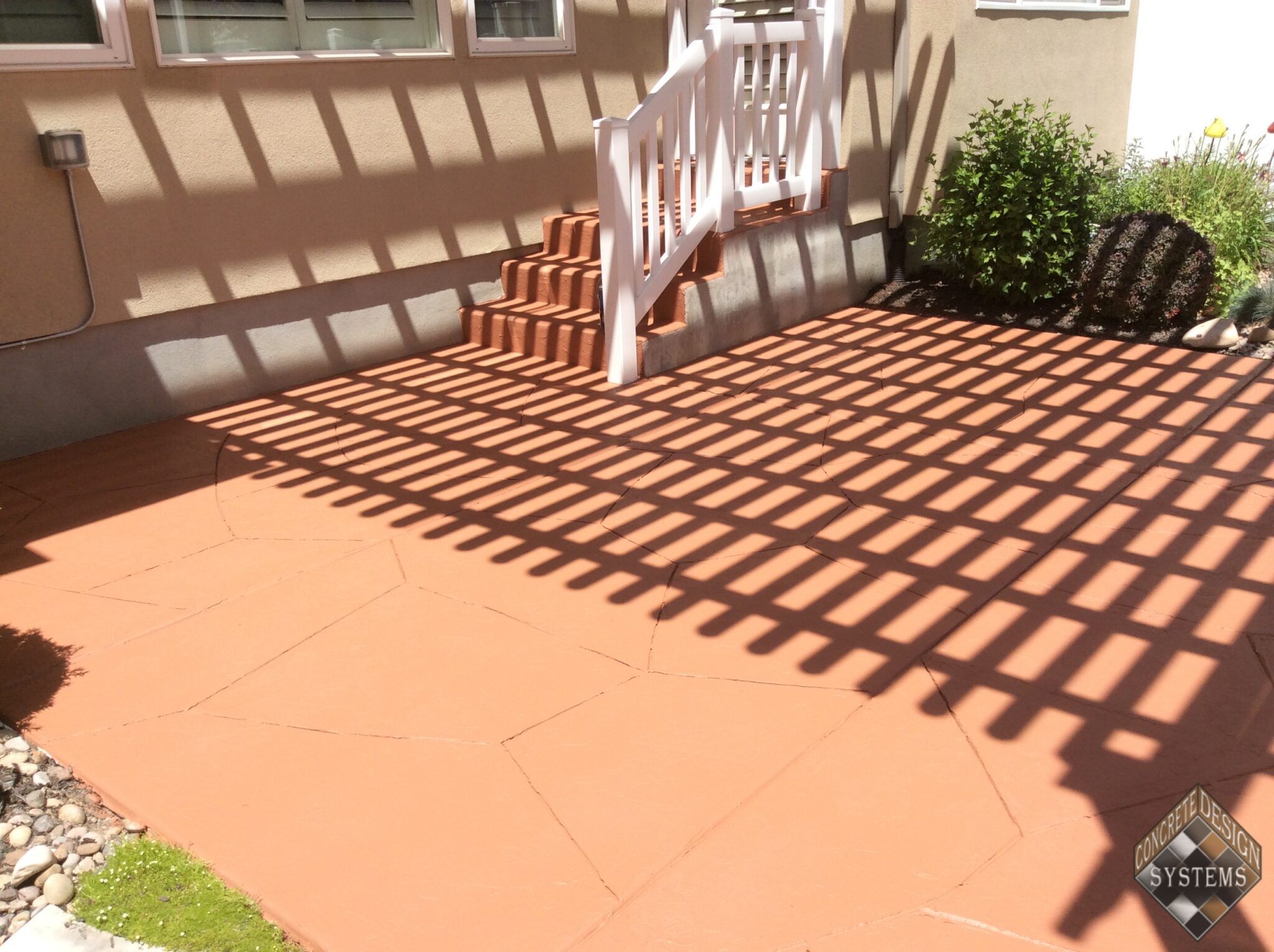 Terracotta Solid Stained Patio