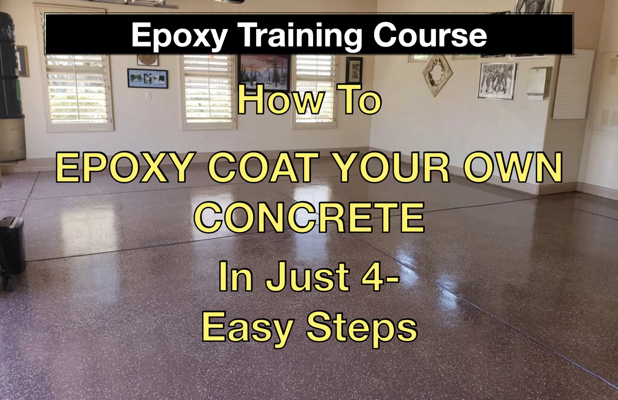 Epoxy Training Course Book Cover