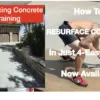 Resurfacing Concrete Course